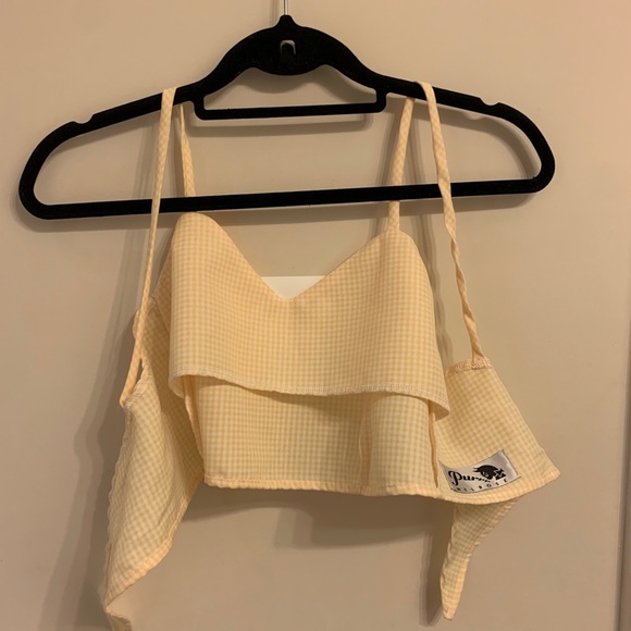 Yellow purr Mel rose top - Picture 2 of 3